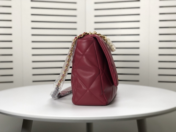 シャネルバッグ背面デザイン